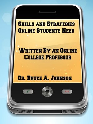 cover image of Skills and Strategies Online Students Need